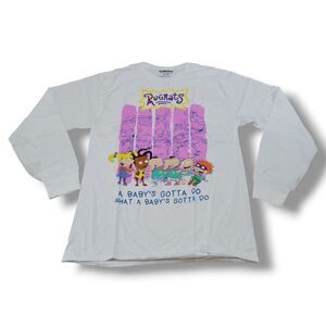 Nickelodeon Rugrats Shirt Size Small Graphic Tee Graphic Print T-Shirt New NWOT
